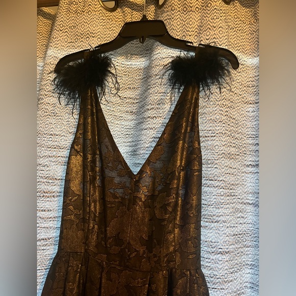 A Loves A gold midi dress - Picture 3 of 6